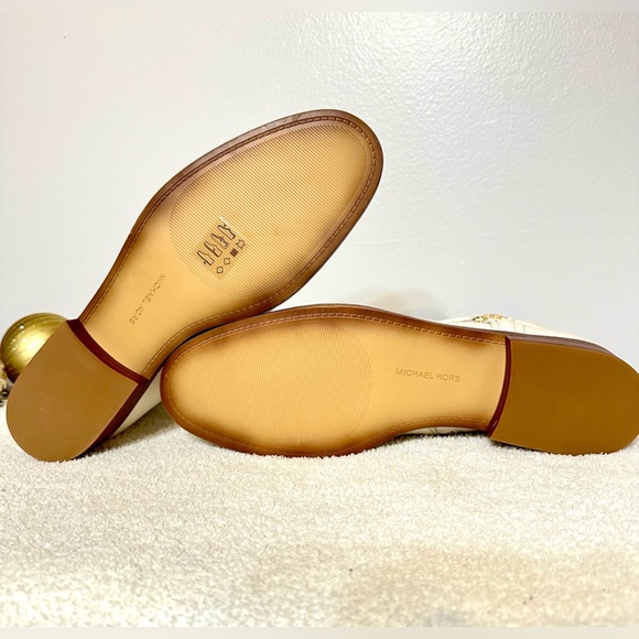Michael Kors Mindy Leather Boot Light Cream - Size 11 - Picture 7 of 7